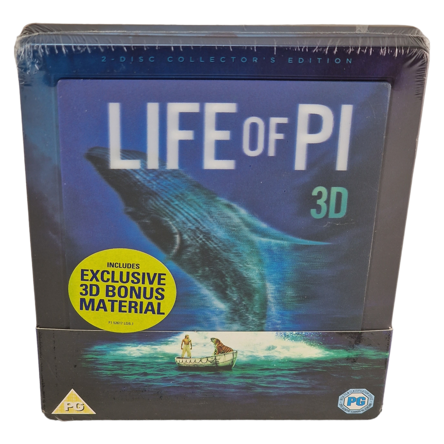 L'Odyssée de Pi Blu-ray 3D + 2 D SteelBook Zavvi Lenticulaire 2013 Region Libre