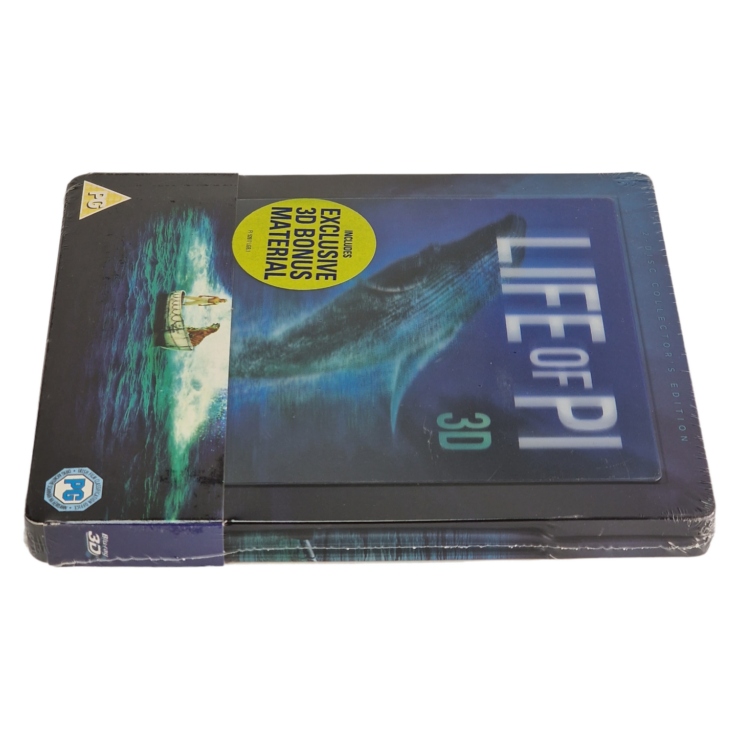 L'Odyssée de Pi Blu-ray 3D + 2 D SteelBook Zavvi Lenticulaire 2013 Region Libre