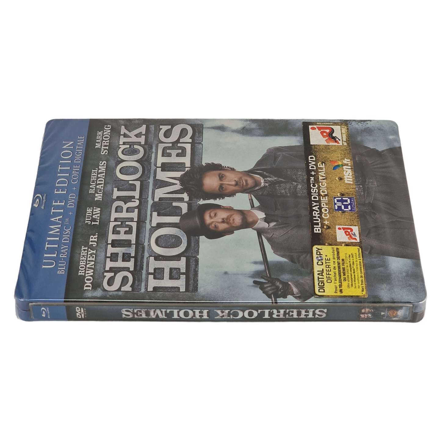 Sherlock Holmes Blu-ray + DVD SteelBook édition Ultime Guy Ritchie 2010 Zone B