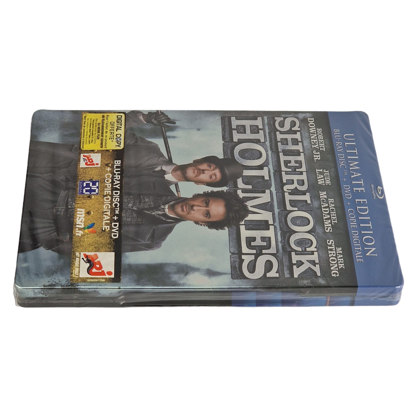 Sherlock Holmes Blu-ray + DVD SteelBook édition Ultime Guy Ritchie 2010 Zone B