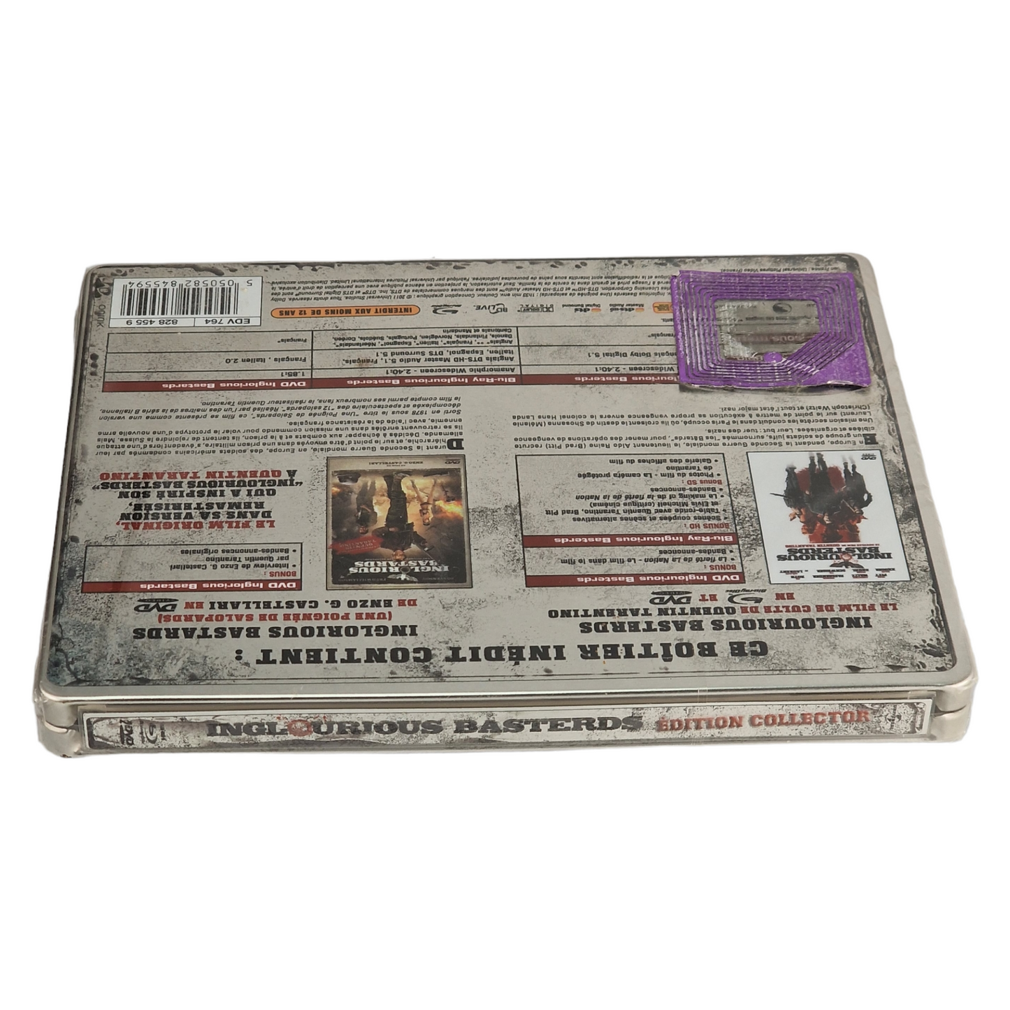 Inglourious Basterds 2  Films 1978 + 2009 Blu-ray + DVD SteelBook R Libre [-18]