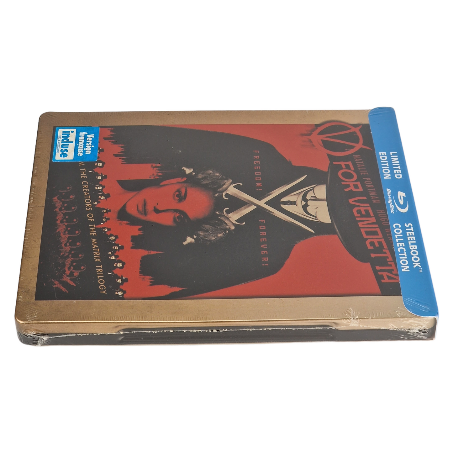 V for Vendetta Blu-ray SteelBook Édition Limitée Natalie Portman Zone Libre[-18]