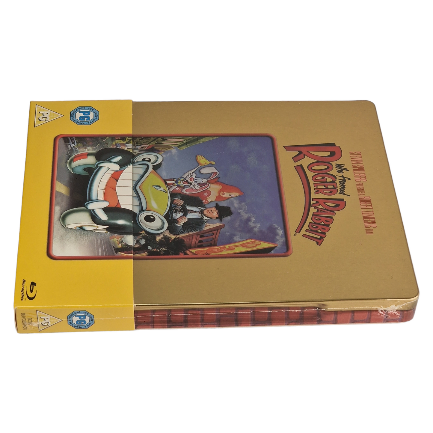 Who Framed Roger Rabbit Blu-ray SteelBook Zavvi Gold  édition Disney Region B