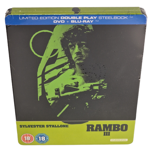 Rambo III (1988) - SteelBook Blu-ray + DVD - Zone B + Zone 2 - vue 2