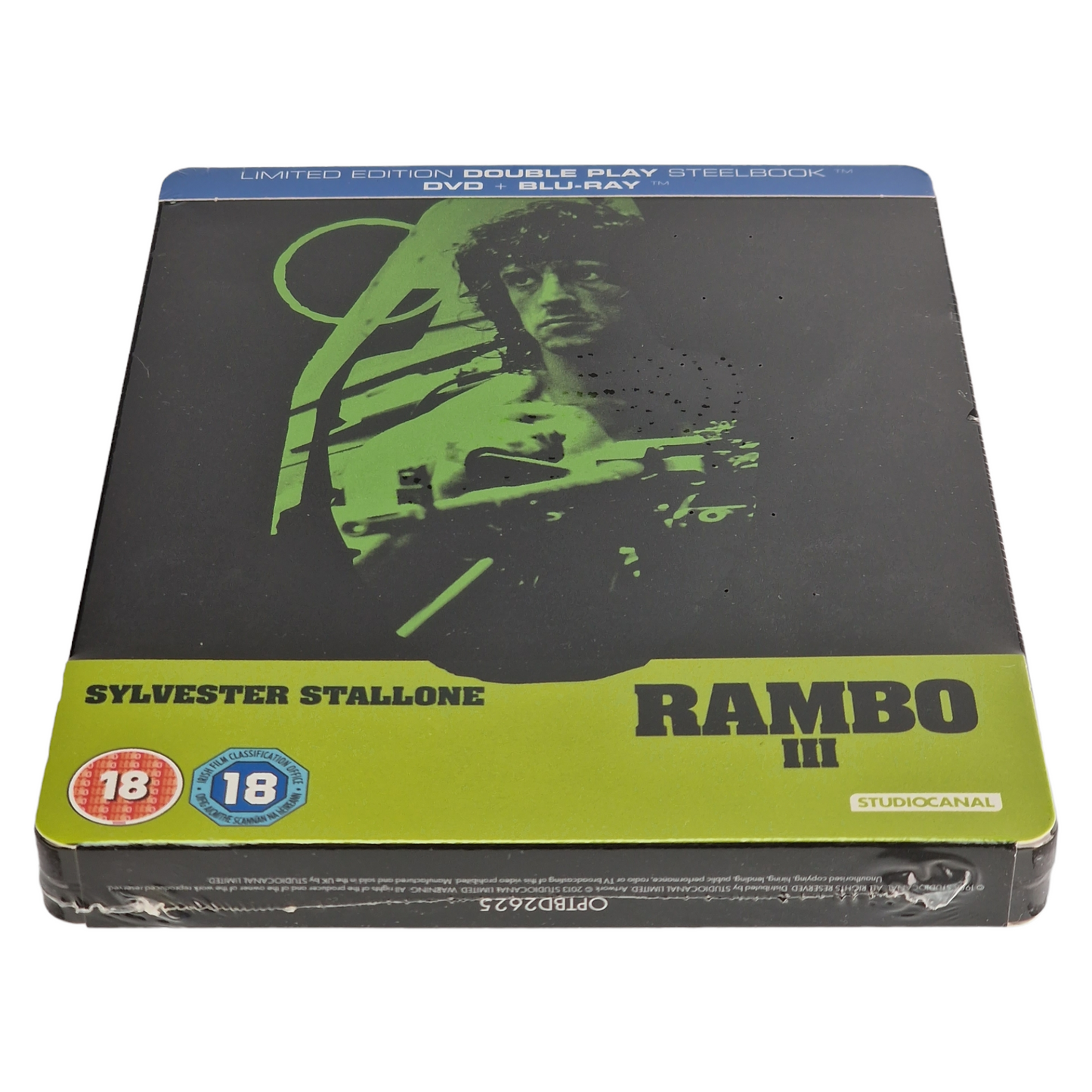 Rambo III SteelBook Blu-ray +DVD Zavvi édition Limitée 2013 Zone Libre[-18]