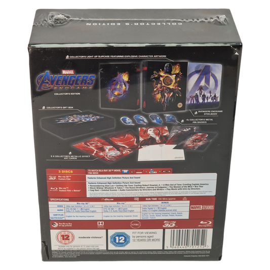 Avengers: Endgame (2019) - Coffret SteelBook Blu-ray 3D + Blu-ray - Zone libre - vue 3