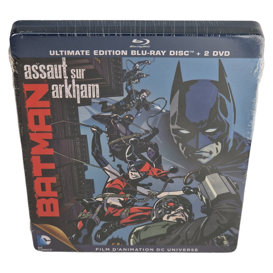 Batman: Assaut sur Arkham Blu-ray + DVD  SteelBook MetalPak 2014  Zone Libre