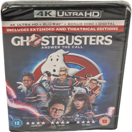 Ghostbusters: Answer the Call 4K Ultra HD + Blu-ray Paul Feig 2016 Région libre
