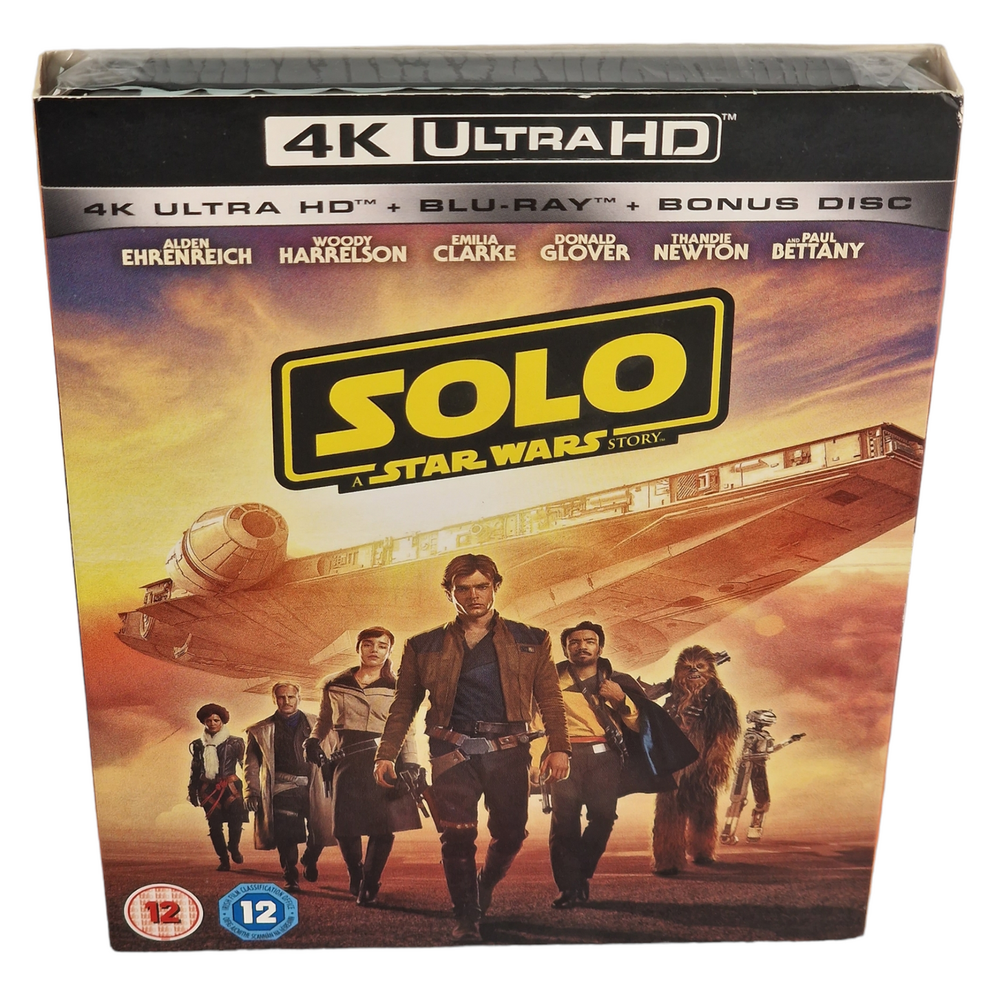 Solo : A Star Wars Story 4K Ultra HD + Blu-ray+Bonus VF [UK Import]  Sans région