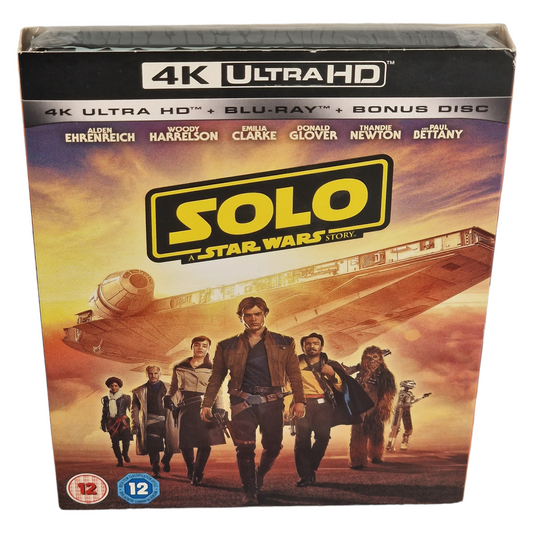 Solo : A Star Wars Story 4K Ultra HD + Blu-ray+Bonus VF [UK Import]  Sans région