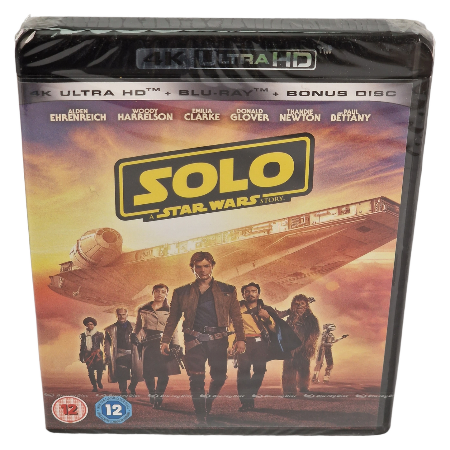 Solo : A Star Wars Story 4K Ultra HD + Blu-ray+Bonus VF [UK Import]  Sans région