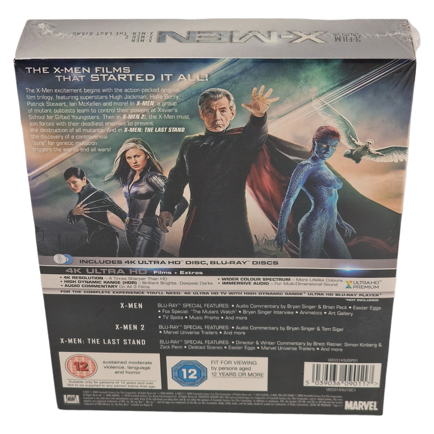 X-Men : 3-Film Collection 4K Ultra HD + Blu-ray DigiPack VF
