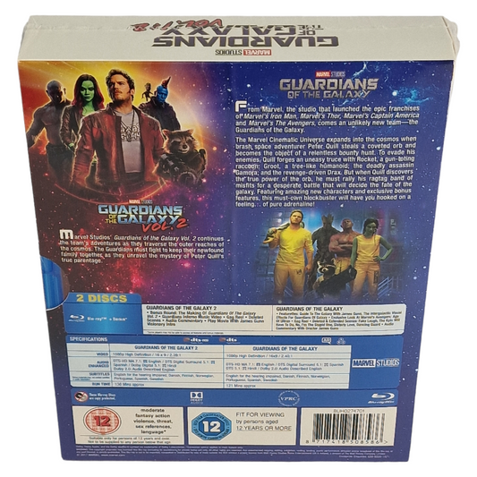 Les Gardiens de la Galaxie - Collection 2 films (2014-2017) - Coffret Blu-ray - Zone libre - vue 3
