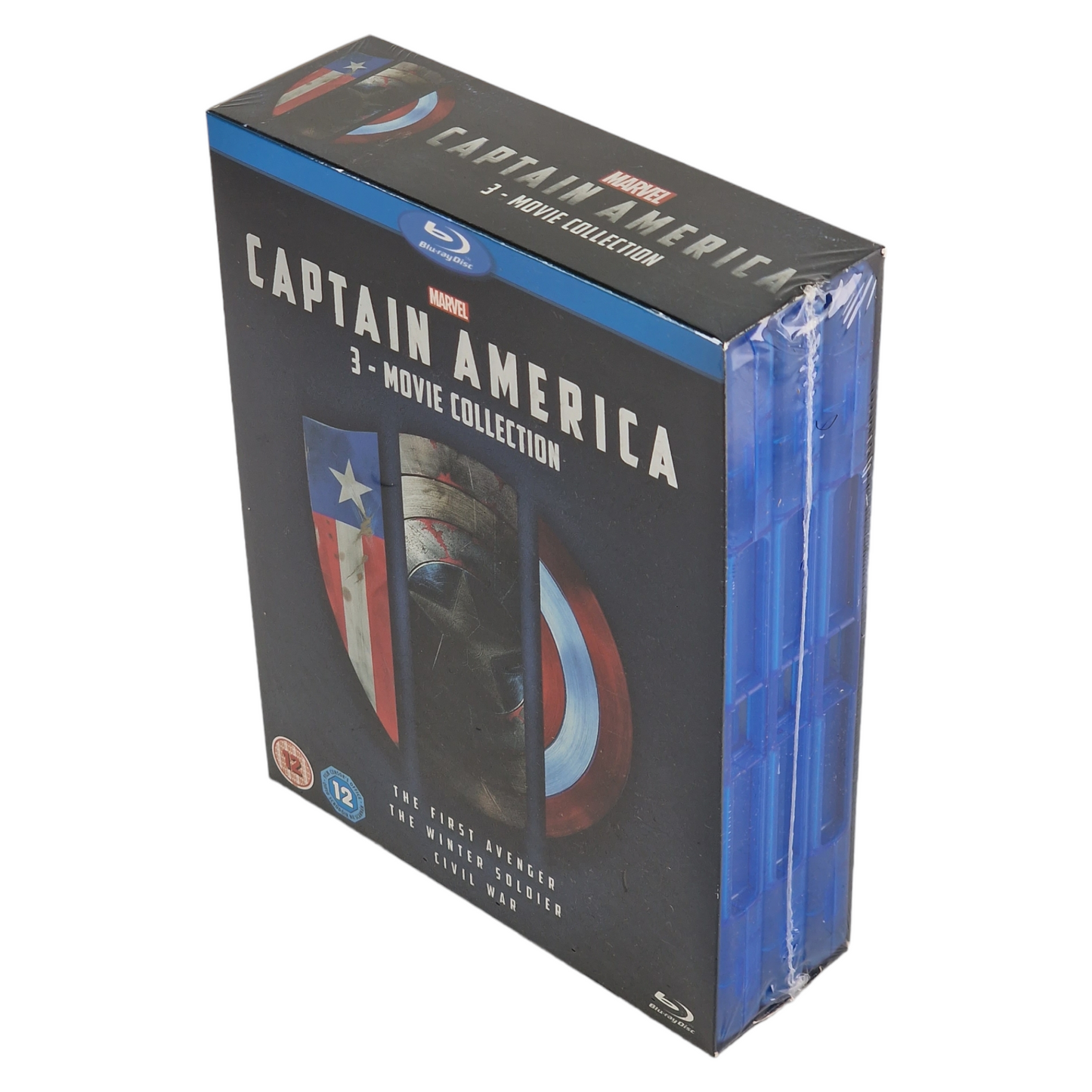 Captain America : 3 films collection Blu-ray  Chris Evans Region B