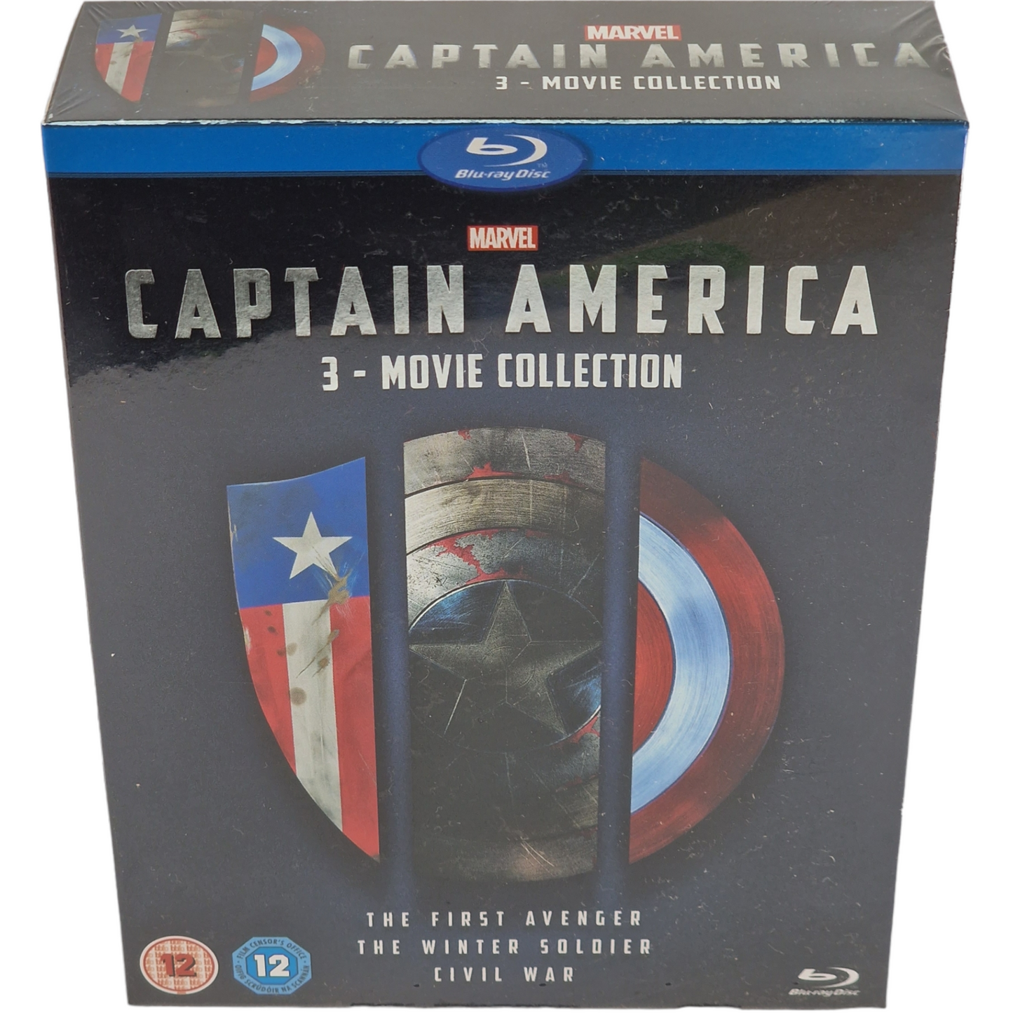 Captain America : 3 films collection Blu-ray  Chris Evans Region B