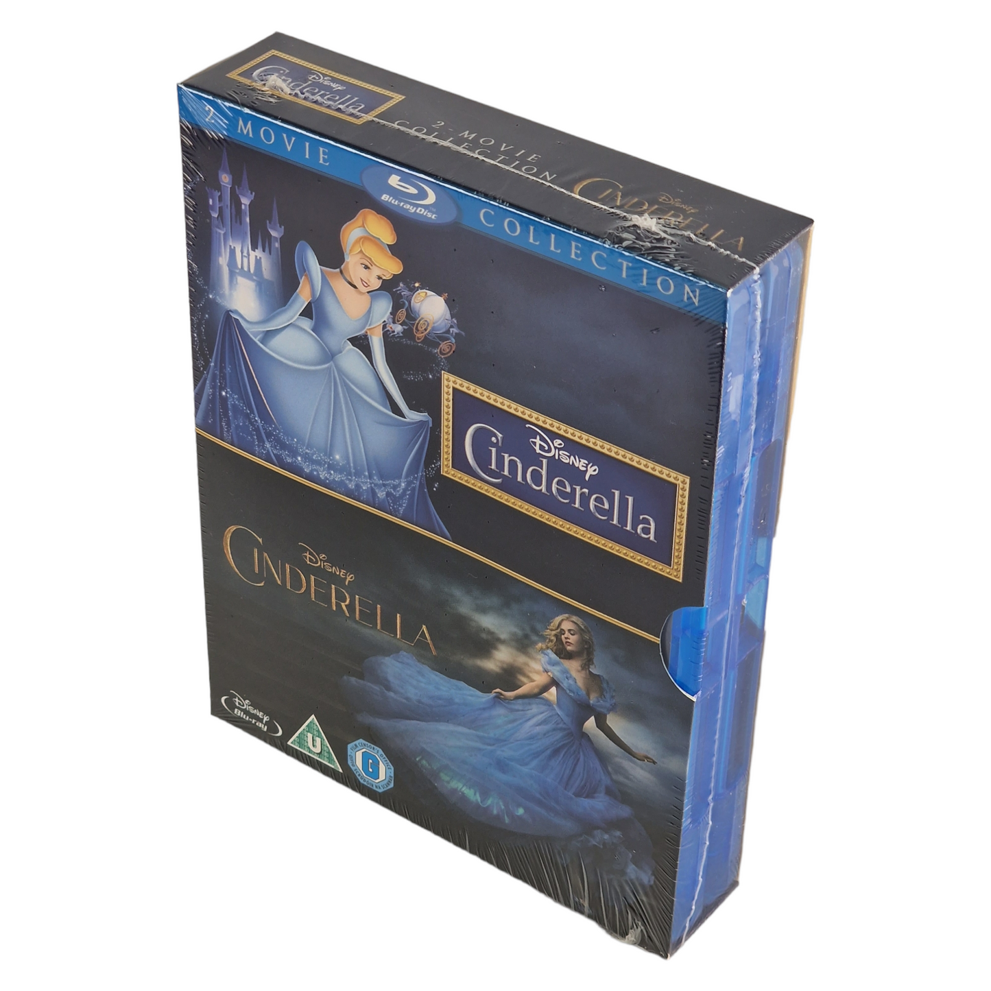 Cendrillon (1950) / Cinderella (2015):2 films Collection Blu-ray [ UK Import] VO