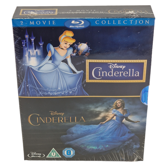 Cendrillon (1950) / Cinderella (2015):2 films Collection Blu-ray [ UK Import] VO