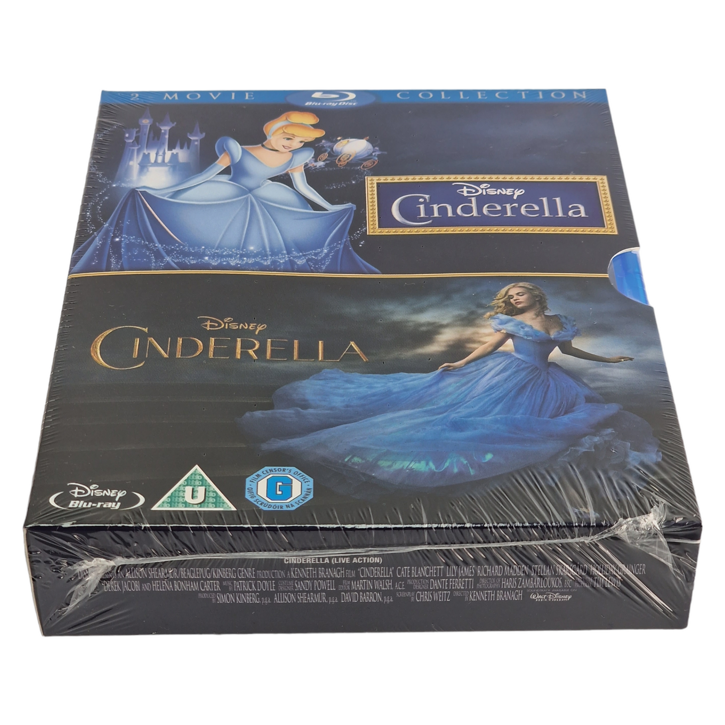 Cendrillon (1950) / Cinderella (2015):2 films Collection Blu-ray [ UK Import] VO