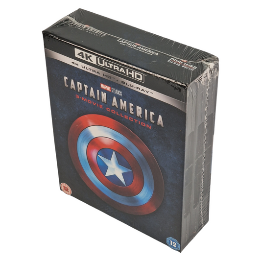 Captain America - Trilogie (2011-2016) - Coffret 4K Ultra HD - Zone libre - vue 3