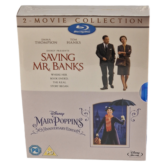 Saving Mr. Banks / Mary Poppins 2 films Disney 50ème Anniversaire Blu-ray [ UK Import]