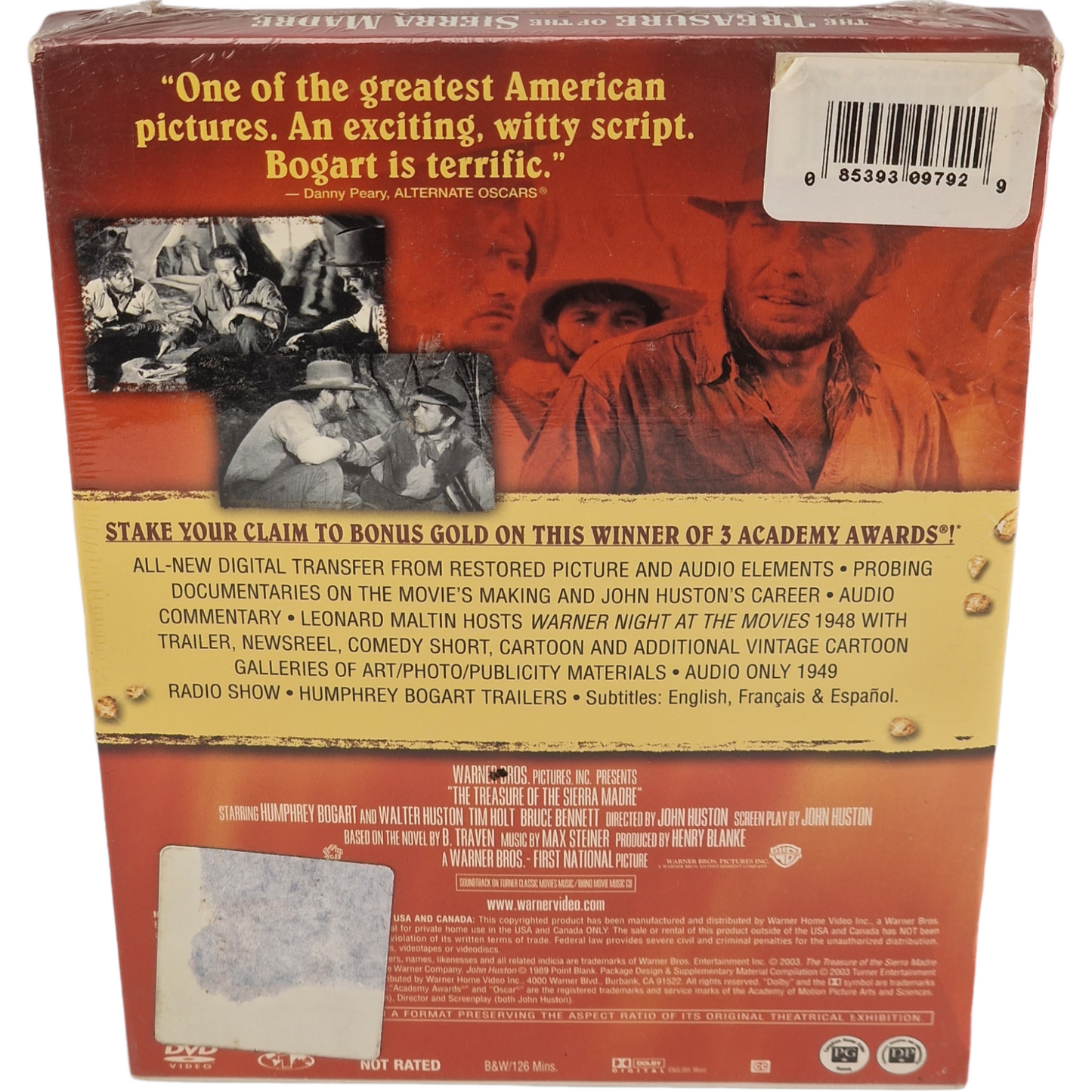 Le trésor de la Sierra Madre 2 X DVD DigiPack US Import VO Humphrey Bogart Région 1