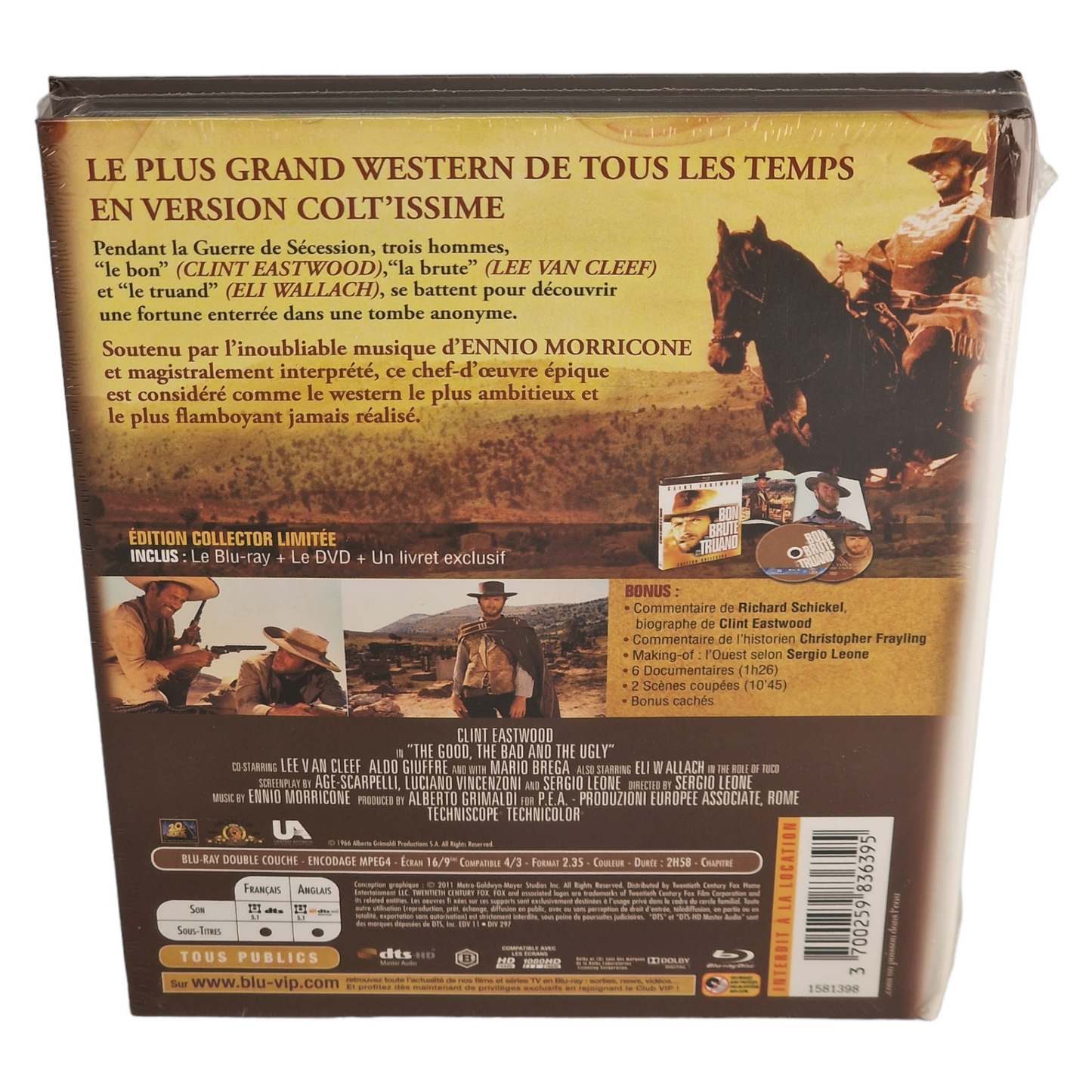 Le Bon, la Brute et le Truand -Blu-Ray Digibook-Edition Collector France Region B__2011