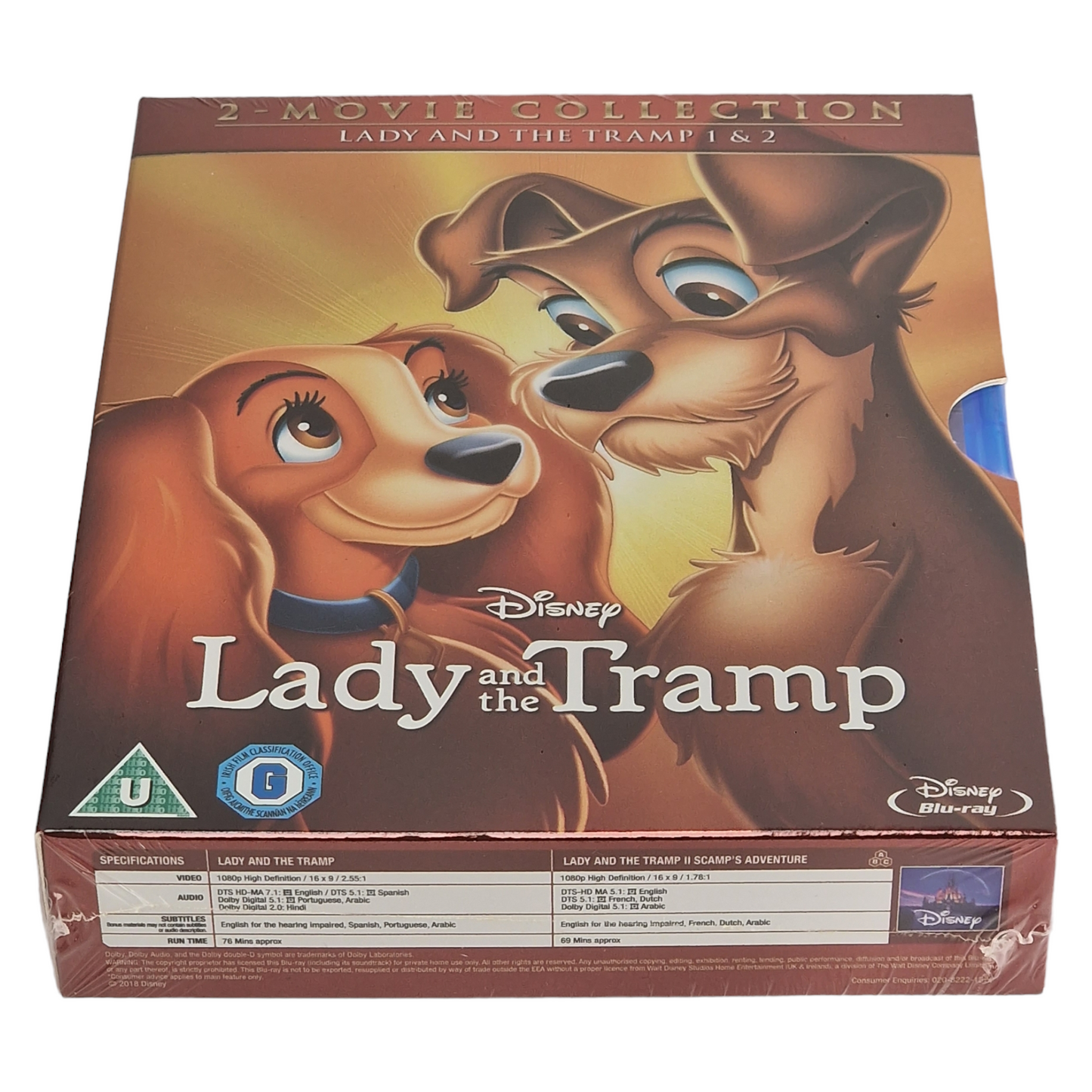 Lady & The Tramp Blu-ray1&2 [Blu-Ray] [Import] [UK Import] Version Originale