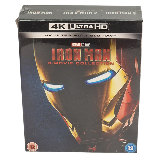 Iron Man :4K Ultra HD Blu-ray Collection 3 films en   [UK Import] Région libre
