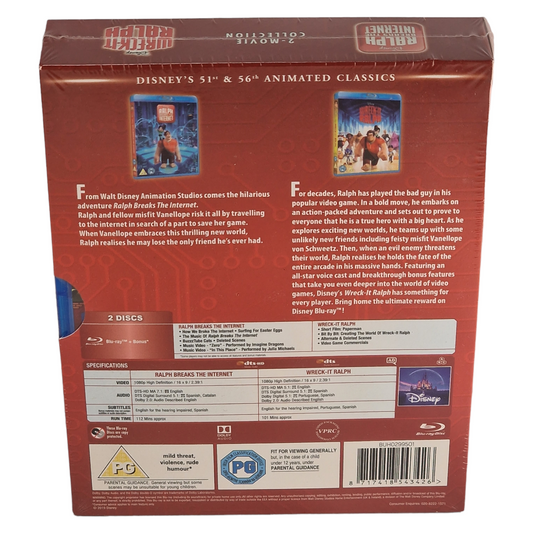 Les Mondes de Ralph - Collection 2 films (2012-2018) - Coffret Blu-ray - Zone B - vue 2