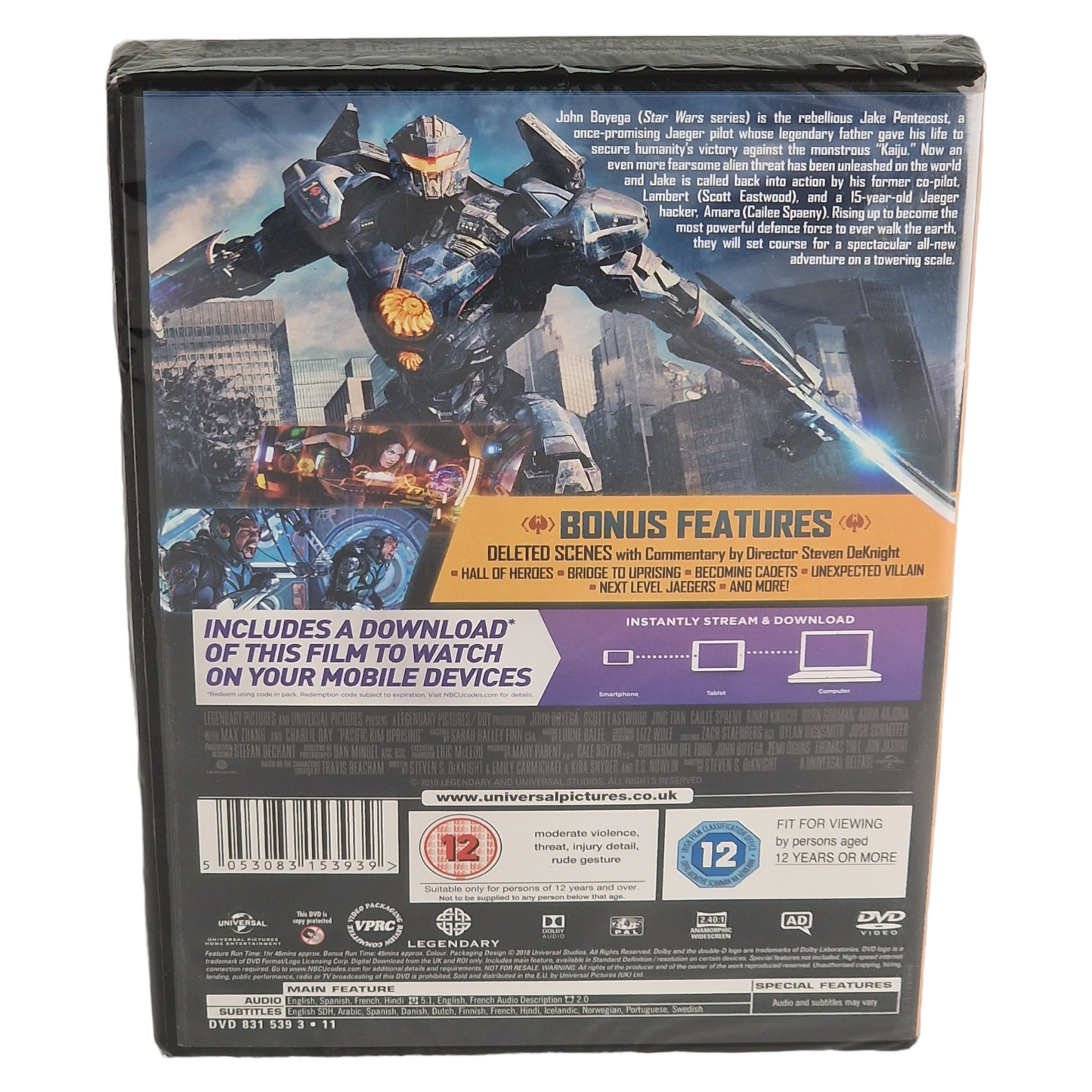 Pacific Rim: Uprising DVD   [UK Import]  Version Française