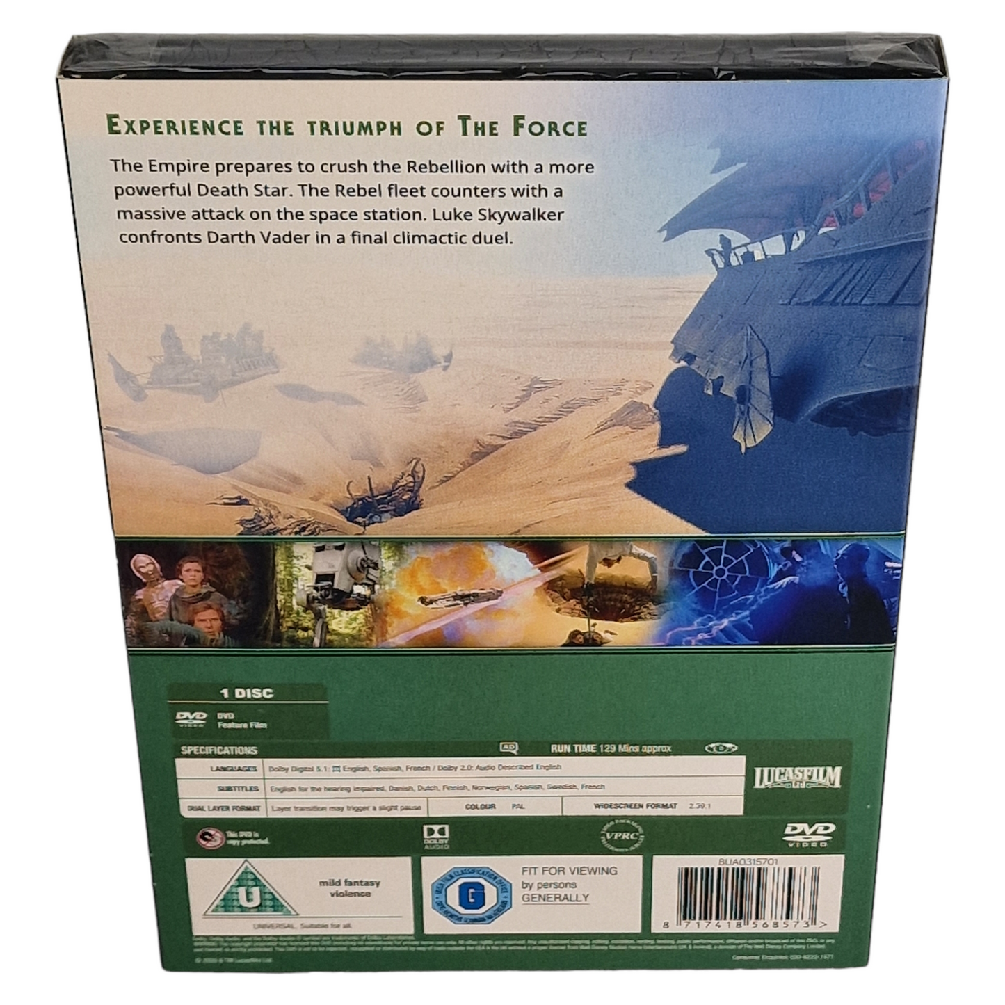 Star Wars : Episode VI - Le retour du Jedi + étuit [UK Import]  Version Française DVD