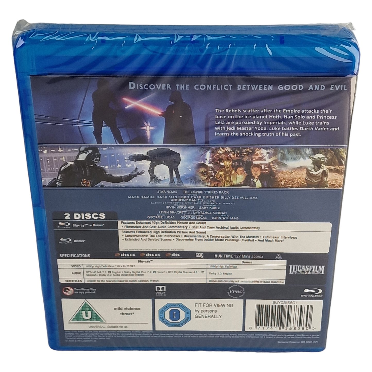 Star Wars, épisode V : L'Empire contre-attaque +étuit [UK Import]  Version Française