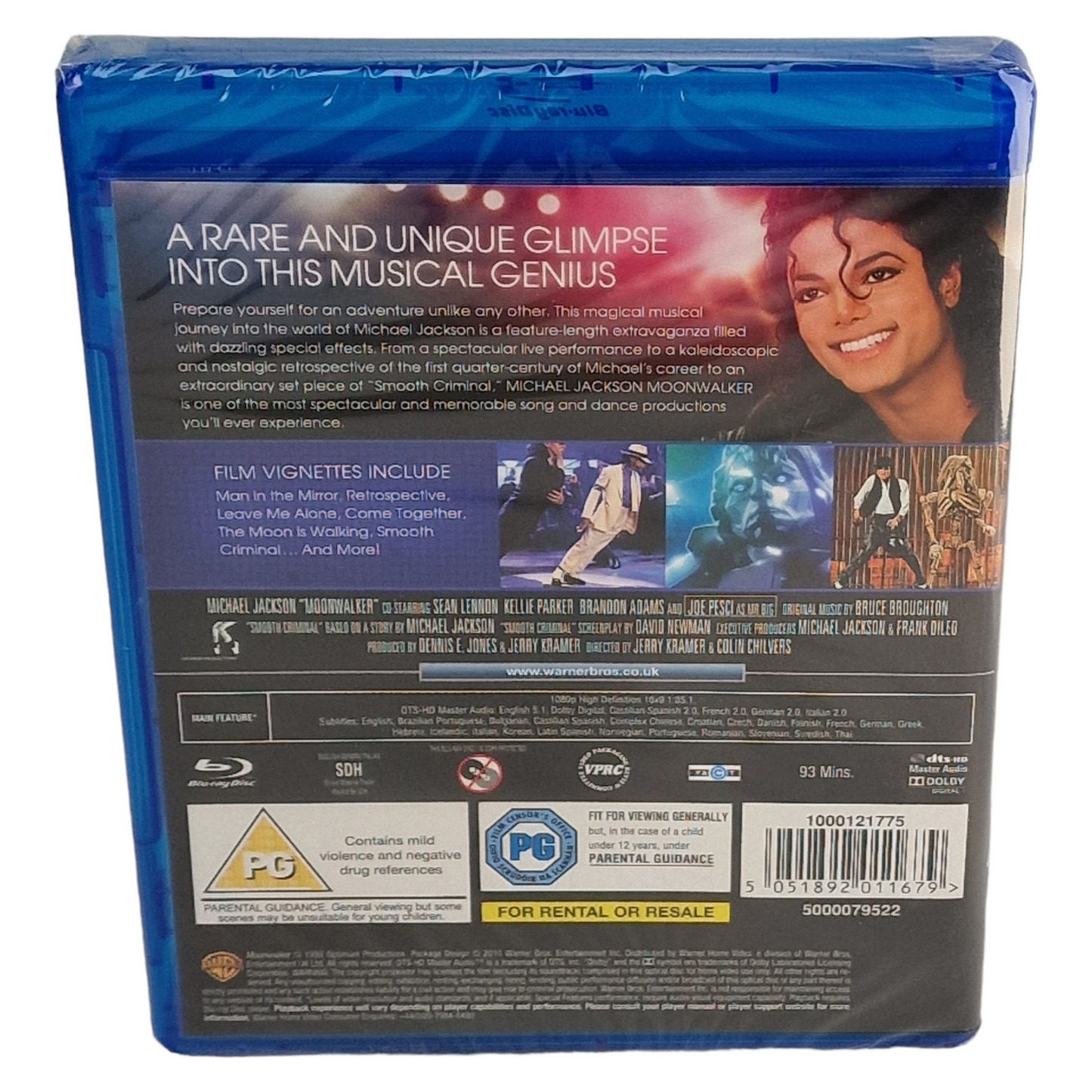 Michael Jackson - Moonwalker , Blu-ray [UK Import]  Sans région