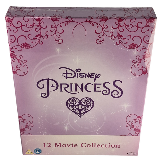 Collection complète Disney Princesse Blu-ray 12 Films  [UK Import] Version Originale