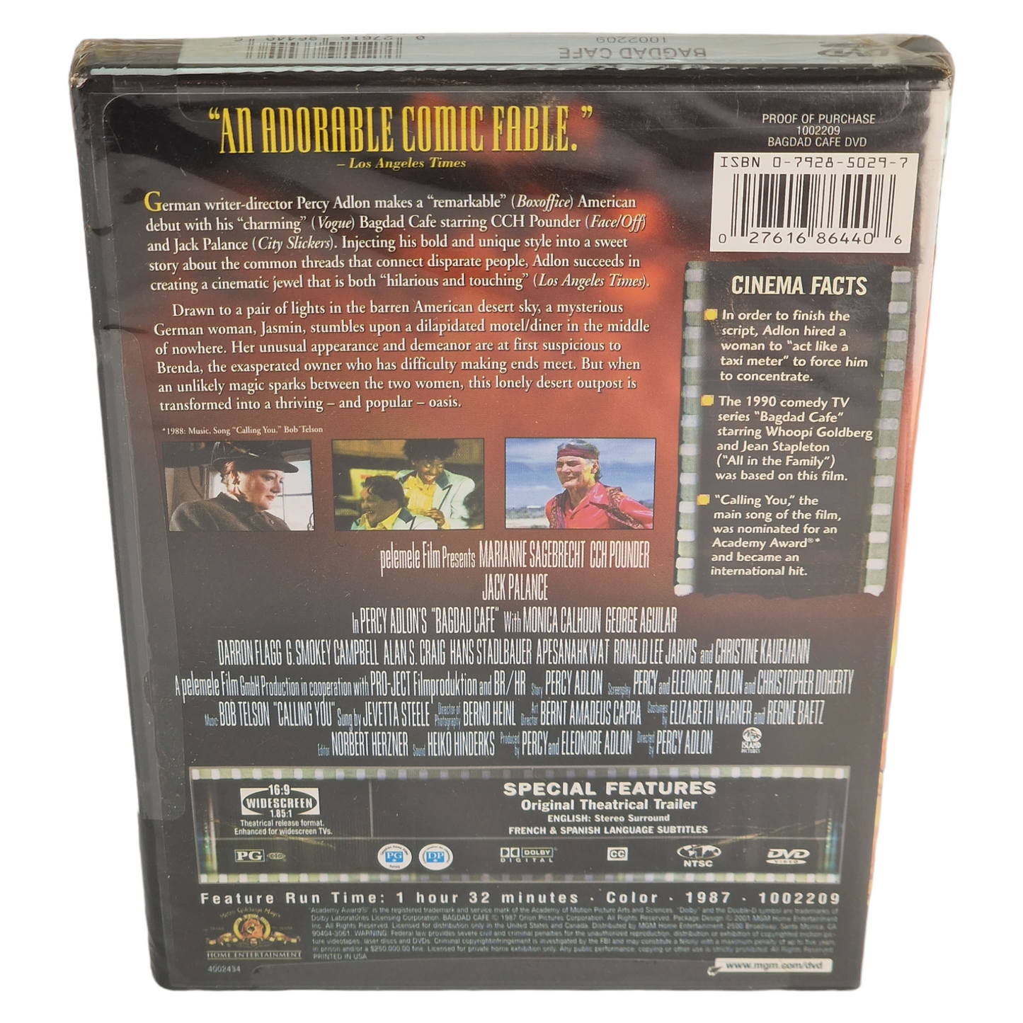Bagdad Cafe DVD  VO/ STFR     ___ US Import  Région 1 __2001 Neuf
