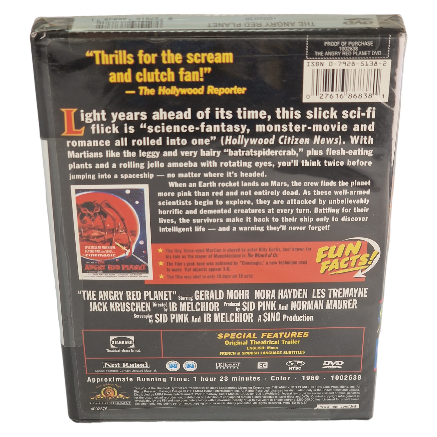 La Planète rouge DVD  VO/ STFR     ___ US Import  Région 1 __2001 Neuf