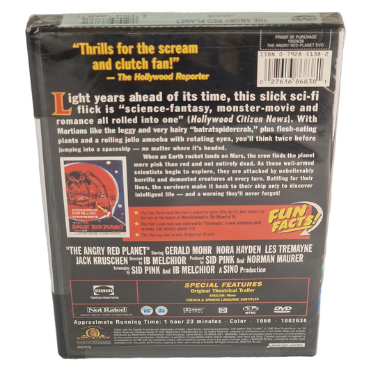 La Planète rouge (The Angry Red Planet) (1959) - DVD - Zone 1 - vue 3