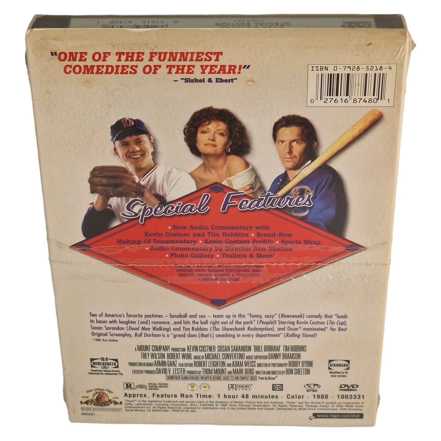 Duo à trois DVD Bull Durham Édition spéciale US Import  VF  Région 1    2006 Neuf