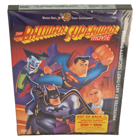 Batman/Superman Movie DVD Étui à mousqueton__VF  ___ US Import  Région 1 __2002 Neuf