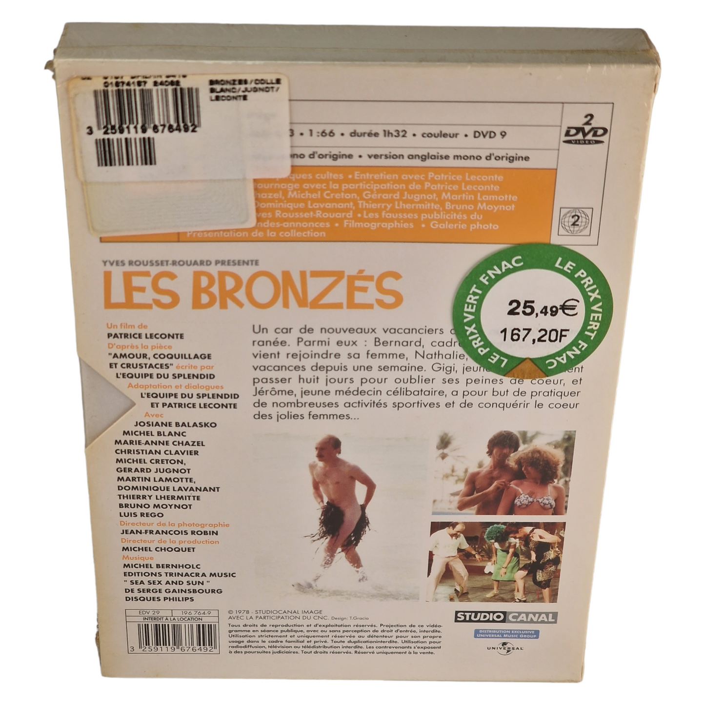 Les Bronzés [Édition Collector] DVD france VF Region 2_____2002