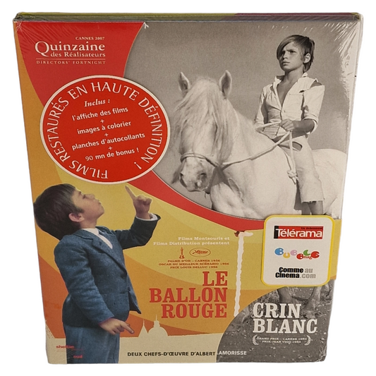 Albert Lamorisse : Le Ballon Rouge / Crin Blanc DigiPack DVD france VF Region 2_____2008