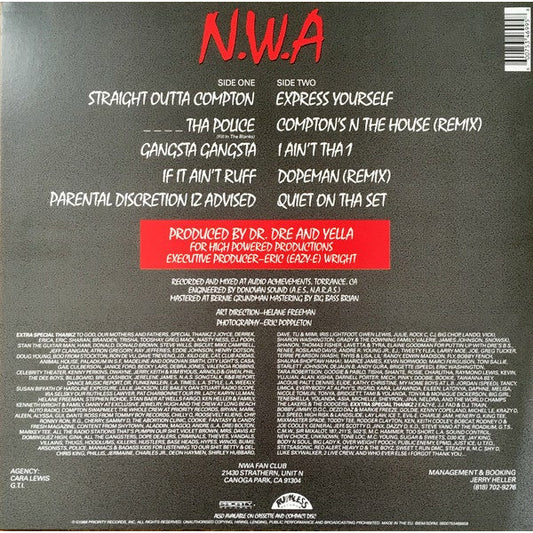 N.W.A - Straight Outta Compton - Vinyle - visuel 3