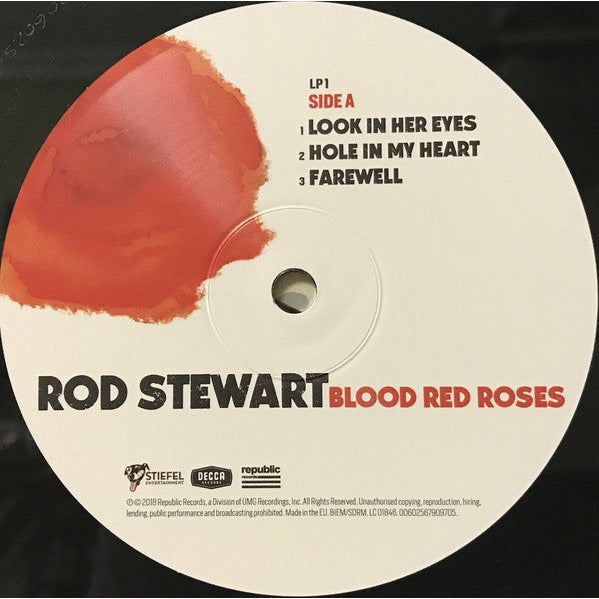 Rod Stewart – Blood Red Roses , 2 x Vinyle, LP, Album....
