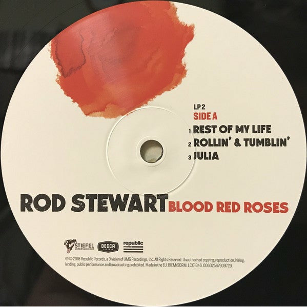 Rod Stewart – Blood Red Roses , 2 x Vinyle, LP, Album....