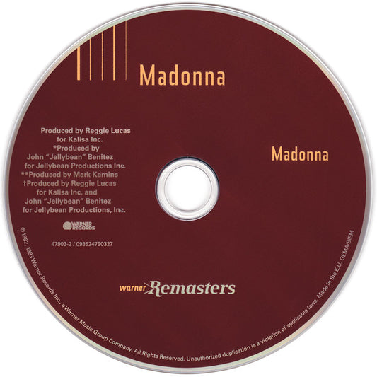 Madonna - Madonna - CD - visuel 3
