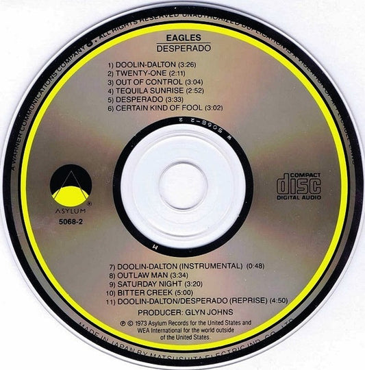 Eagles –CD ____ Desperado