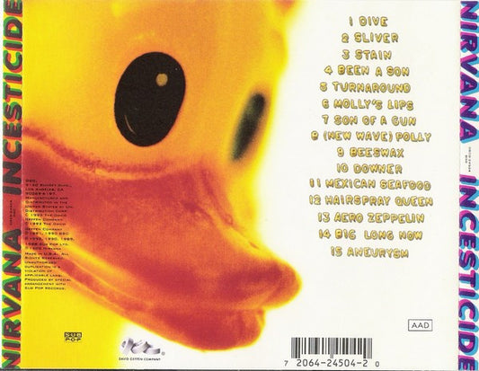 Nirvana - Incesticide - CD - visuel 2