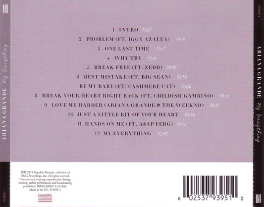 Ariana Grande - My Everything - CD - visuel 3