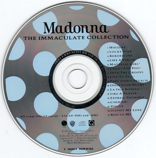 Madonna - The Immaculate Collection - CD - visuel 3