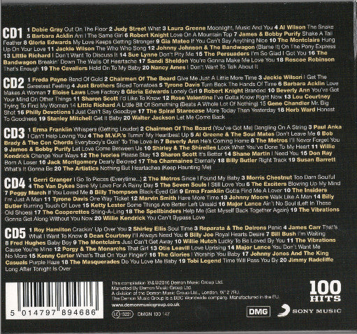 Artistes divers - 100 Hits Northern Soul - 5 CD - visuel 2
